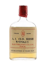 Alex Findlater & Co. Ltd 10 Old Irish Whiskey Bottled 1960s 7cl