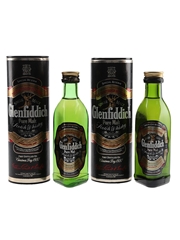Glenfiddich Special Old Reserve Pure Malt Bottled 1980s-1990s 2 x 5cl / 40%