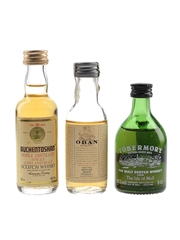 Assorted Single Malt Scotch Whisky Auchentoshan, Oban & Tobermory 3 x 5cl / 40%