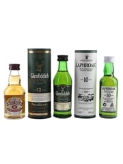 Chivas Regal 12 Year Old, Glenfiddich 12 Year Old & Laphroaig 10 Year Old