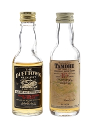 Dufftown Glenlivet & Tamdhu 10 Year Old Bottled 1970s 2 x 5cl / 40%