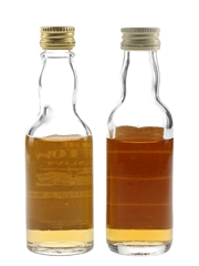 Dufftown Glenlivet & Tamdhu 10 Year Old Bottled 1970s 2 x 5cl / 40%