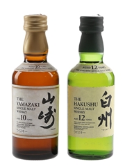 Yamazaki 10 Year Old & Hakushu 12 Year Old  2 x 5cl