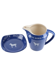 White Horse Ceramic Water Jug & Ashtray