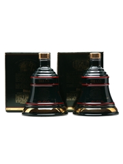 2 x Bell's Christmas Decanters 1992 & 1993 70cl 