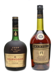 Martell VS & Courvoisier VSOP Cognac  100cl & 94.5cl / 40%