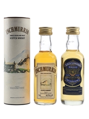 Inchmurrin & Loch Lomond Bottled 1980s-1990s 2 x 5cl / 40%