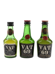 Vat 69 Bottled 1960s, 1970s & 1980s 3 x 5cl / 40%