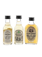 Glen Grant, 5 & 12 Year Old Bottled 1980s 3 x 5cl / 40%
