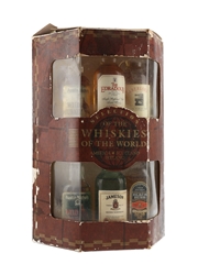 Whiskies Of The World Miniatures Set  6 x 5cl / 40%