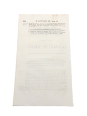 Act To Continue, Until The Fifth Of July One Thousand Eight Hundred And Twenty-Eight, An Act For Preventing Private Distillation In Scotland, Dated 1826 In the 7th Year of King George IV 