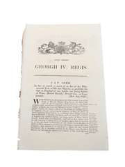 An Act To Repeal So Much Of An Act Of The Fifty-Seventh Year Of His Late Majesty,  Dated 1820