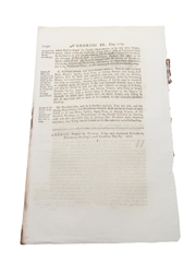 Act For Regulating The Charging Of The Duty On Spirits Imported Into Great Britain, According To The Strength Thereof, 1808 In the 48th Year of King George III 