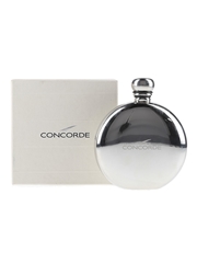 Concorde Stainless Steel Hipflask  9cm x 11cm