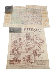 Pattisons Cyclists Road Map Of North Wales & Shropshire Pattisons Limited - 1890s 8.5cm x 6cm