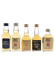 Whyte & Mackays Special Reserve & De Luxe Bottled 1970s-1980s 5 x 5cl / 40%