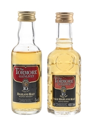 The Tormore Glenlivet 10 Year Old Bottled 1980s 2 x 5cl / 40%