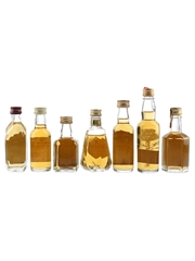Assorted Blended Scotch Whisky  7 x 4.7cl-5cl