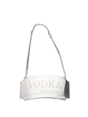 Concorde Vodka Decanter Label British Airways Sterling Silver 