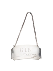 Concorde Gin Decanter Label