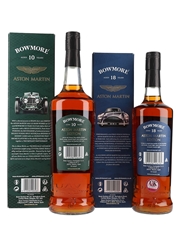 Bowmore 10 & 18 Year Old Aston Martin 2 x 70cl & 100cl