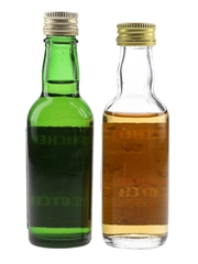 Auchentoshan Pure Malt Bottled 1970s - Eadie Cairns 2 x 4.7cl / 40%
