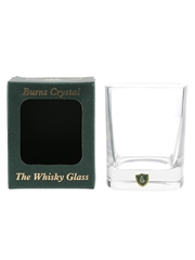 Burns Crystal Concorde Whisky Glass Tumbler  8.5cm Tall