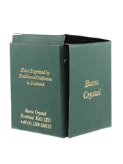 Burns Crystal Concorde Whisky Glass Tumbler  8.5cm Tall