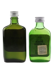 Buchanan's Black & White Bottled 1960s-1970s 2 x 4cl-5cl  40%