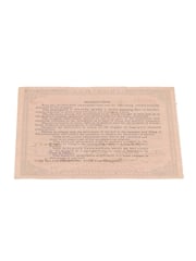 Prohibition Medicinal Liquor Prescription, Dated 1929  