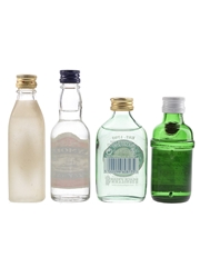 Gilbey's London Dry Gin, Plymouth & Tanqueray Special Dry  4 x 4.7cl-5cl