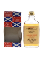 Campbell's Tomintoul Special 100 Proof Bottled 1970s 5cl / 57%