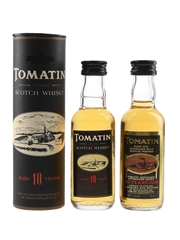 Tomatin 10 Year Old Bottled 1990s 2 x 5cl
