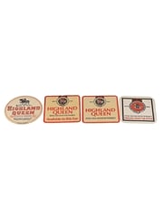 Highland Queen Scotch Whisky Coasters
