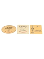 Langs Supreme Scotch Whisky Coasters