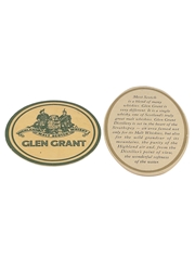 Glen Grant Scotch Whisky Coasters  
