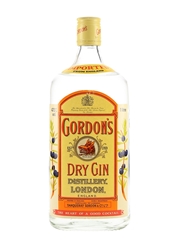 Gordon's Dry Gin Bottled 1980s 100cl / 47.3%