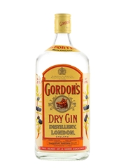 Gordon's Dry Gin Bottled 1970s 100cl / 47.3%