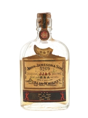 John Jameson & Son 3 Star Miniature Bottled 1940s - 1950s 5cl / 40%