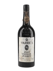 Warre's 1963 Vintage Port