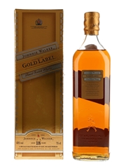 Johnnie Walker Gold Label 18 Year Old Bottled 1980s 75cl / 43%