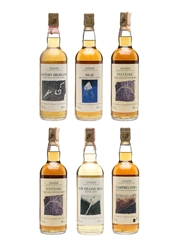 Samaroli Fragments Of Scotland Collection Glen Garioch, Ardbeg, Highland Park, Glen Elgin, Longrow, 6 x 75cl