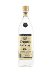 Seagram's Extra Dry Gin Bottled 1990s 100cl / 40%