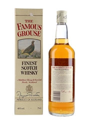 Famous Grouse Bottled 1990s - Signed by Margaret Thatcher 75cl / 40%