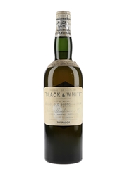 Black & White Spring Cap Bottled 1950s 75cl