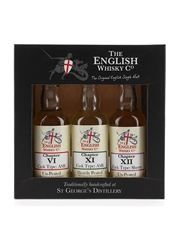 English Whisky Co. Single Malt Whisky St George's Distillery 3 x 5cl / 46%
