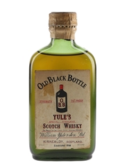 William Yule And Son Old Black Bottle Bottled 1950s-1960s 5cl / 40%