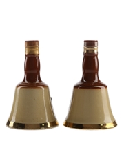 Bell's Ceramic Decanters Bottled 1980s 2 x 5cl / 40%