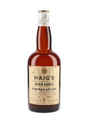 Haig's Gold Label Spring Cap Bottled 1950s 75cl