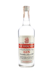 Nicholson Finest London Dry Gin Bottled 1960s-1970s - Carpano 97cl / 45%